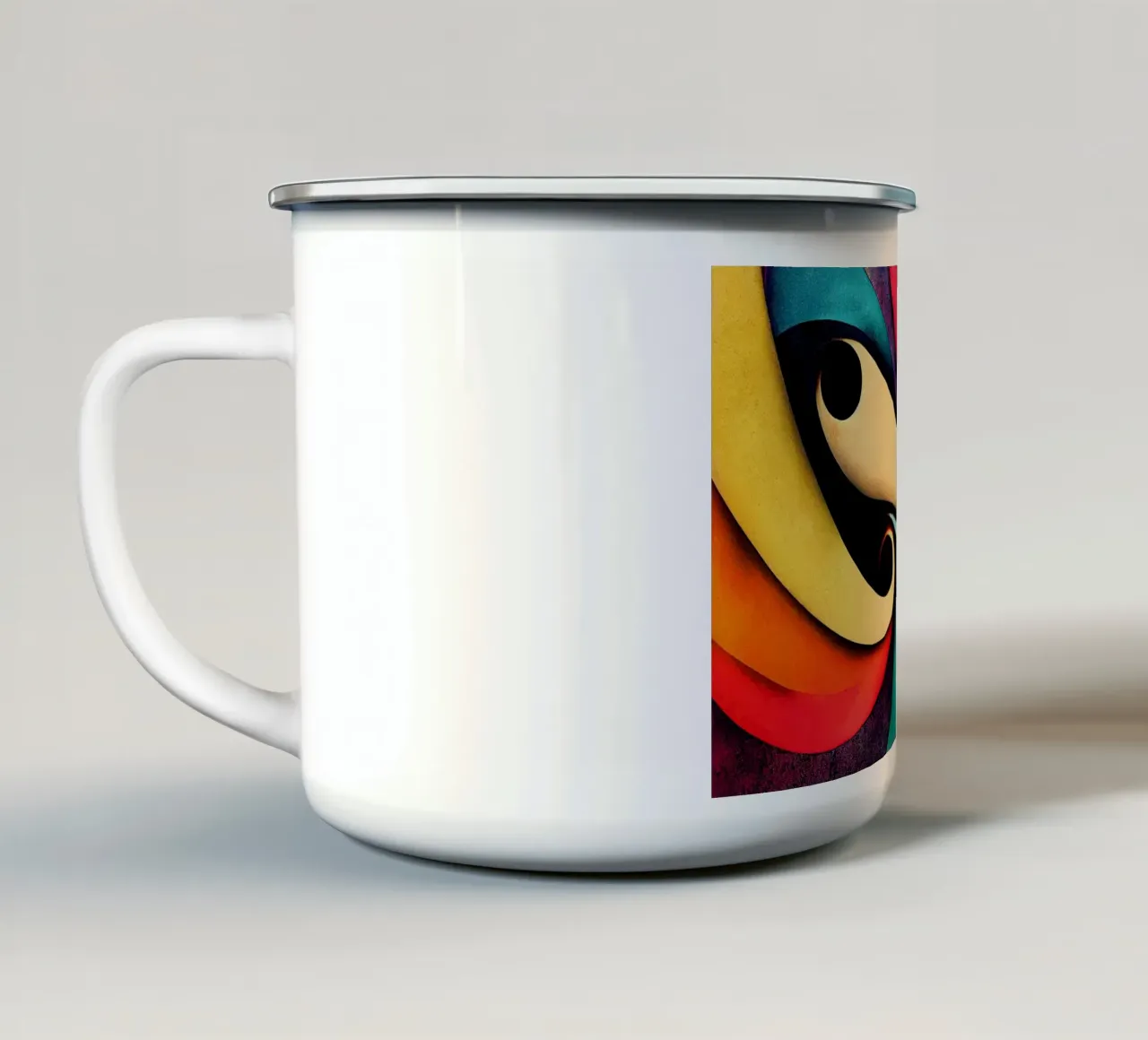 Arte da parete di Imagine tazza in smalto da Imagine