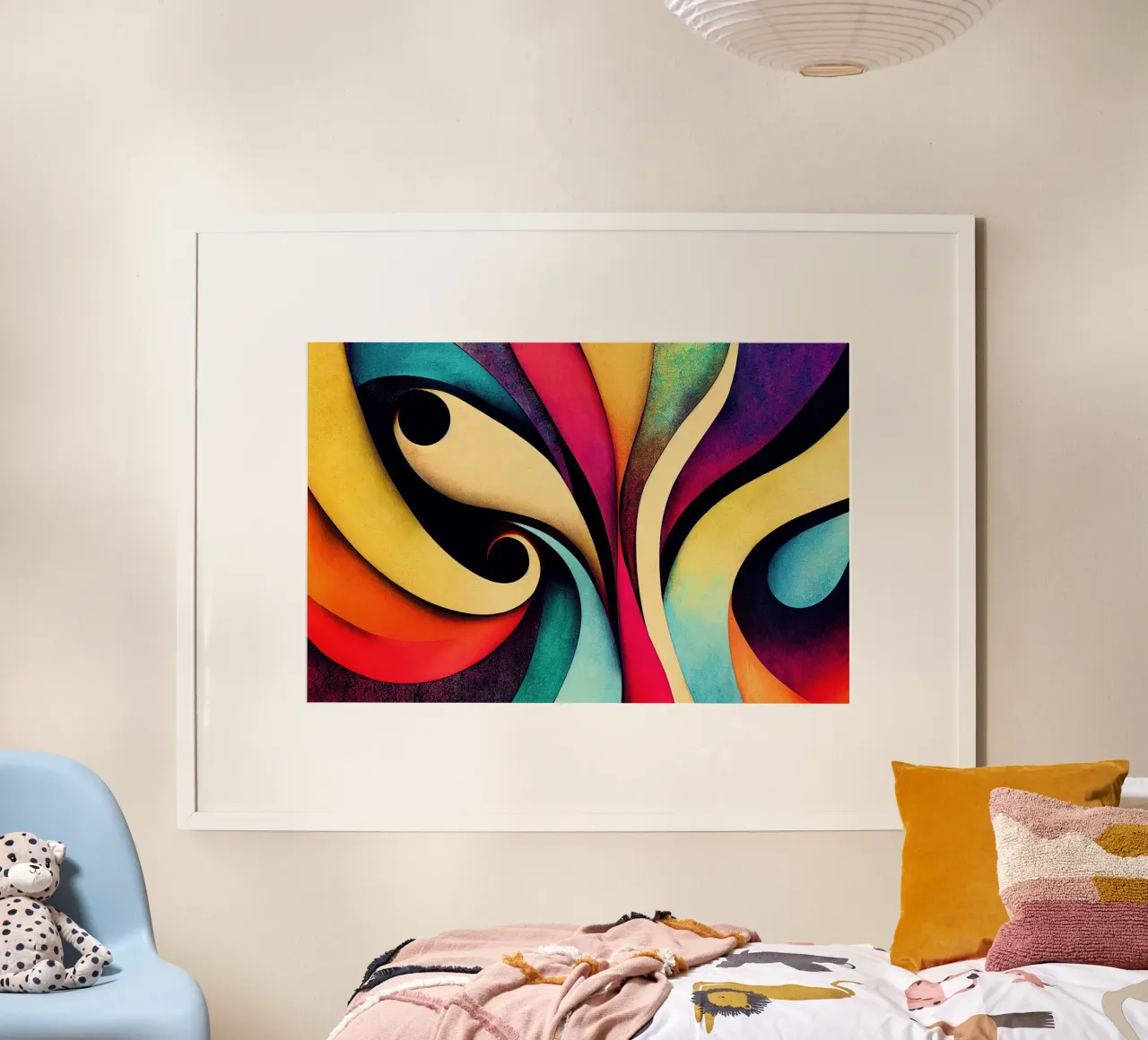 Arte da parete di Imagine poster con telaio in alluminio da Imagine