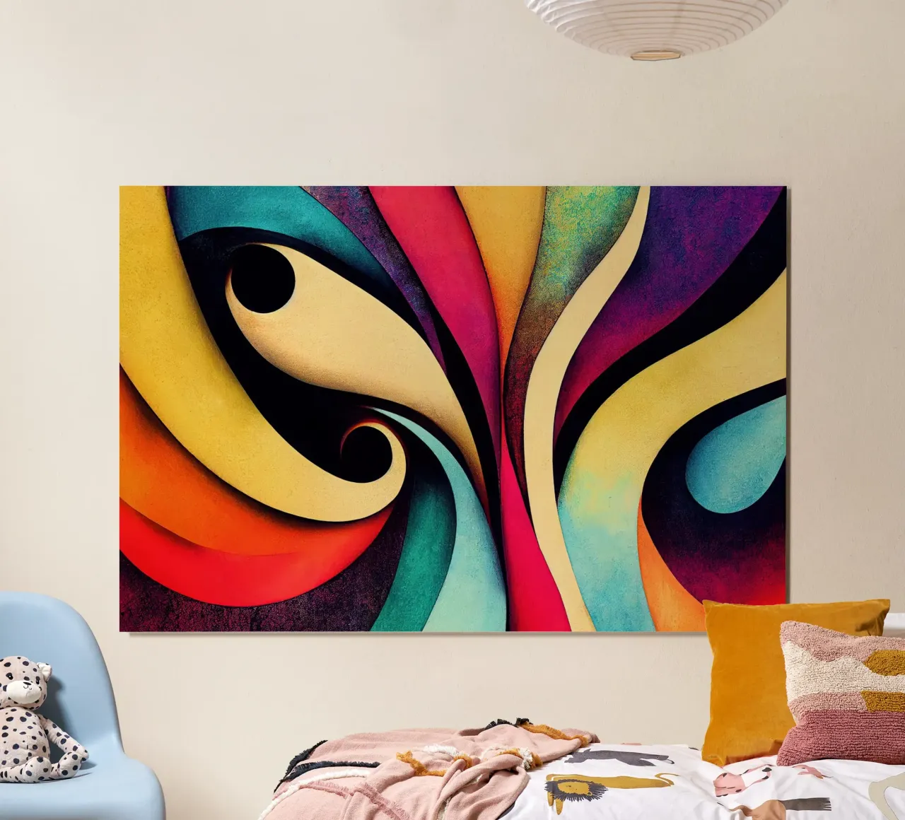 Arte da parete di Imagine poster con telaio in alluminio da Imagine