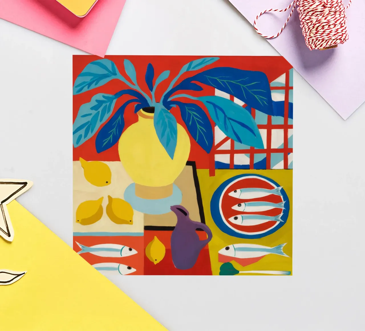 Lemon Fish Feast sticker by Dawn Light
