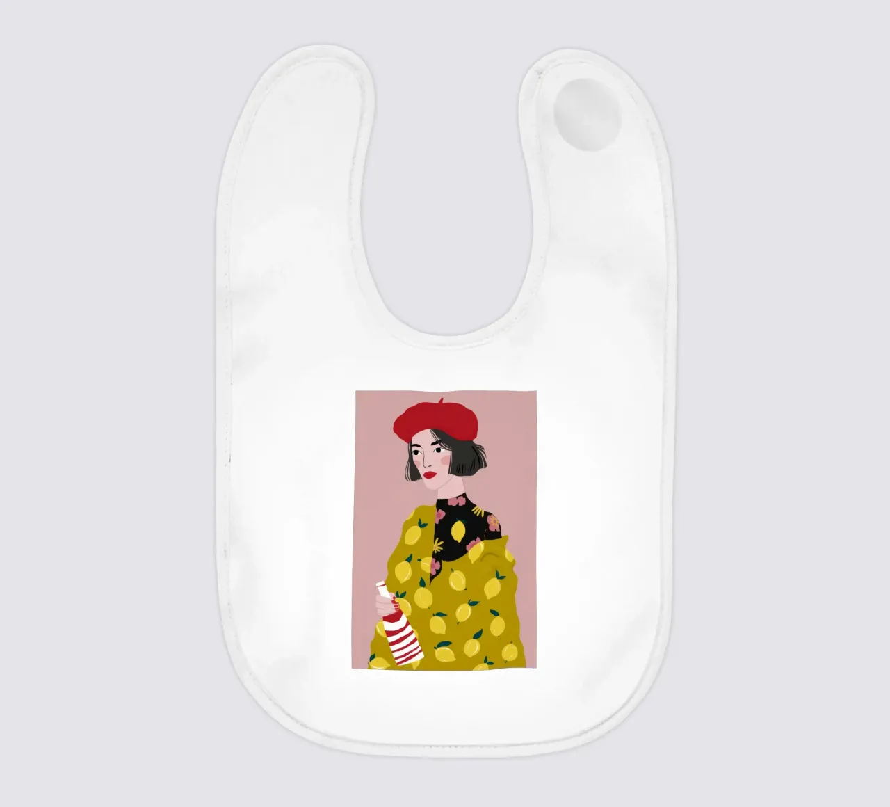 Berretto con vestito al limone bavaglino da Haven Fantasy