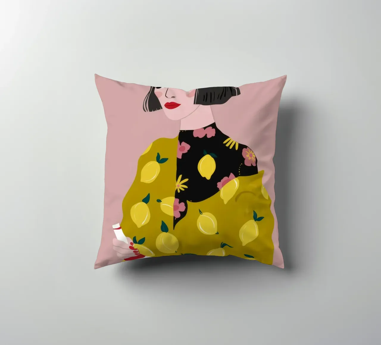 Berretto con vestito al limone cuscino da Haven Fantasy