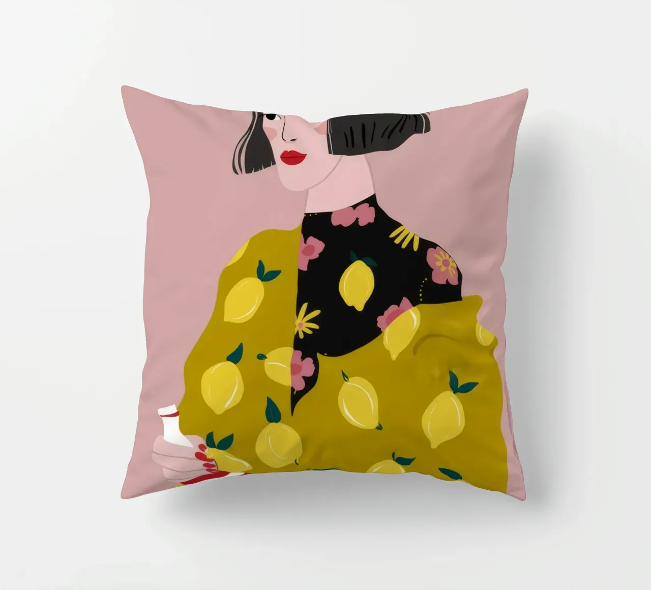 Berretto con vestito al limone cuscino da Haven Fantasy