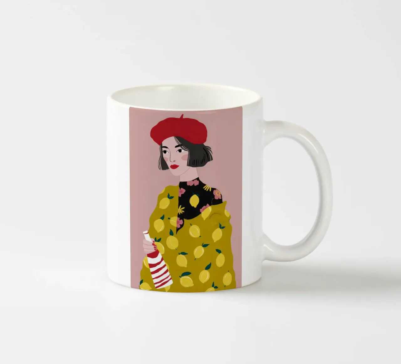 Berretto con vestito al limone tazza in ceramica da Haven Fantasy