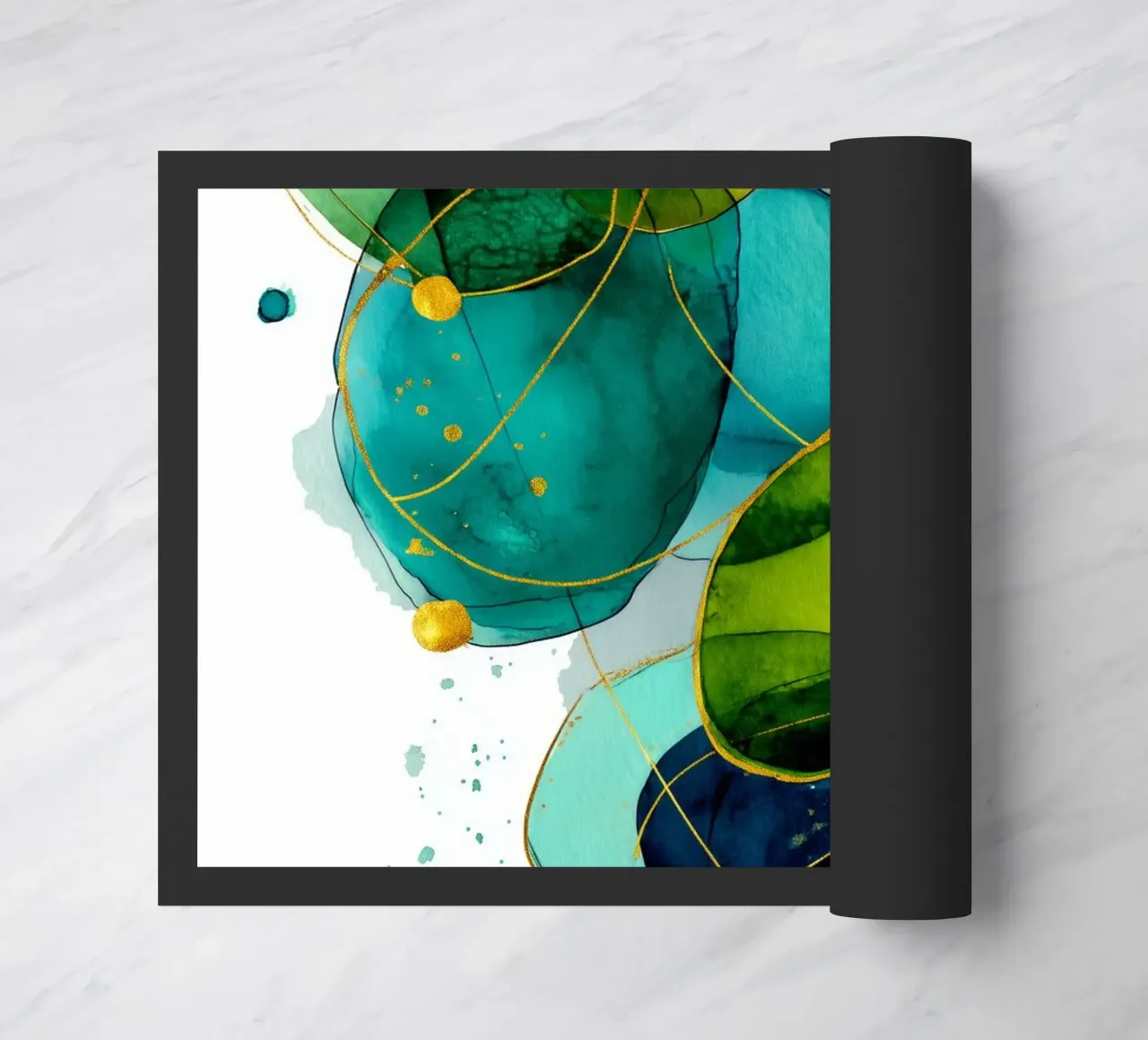 Abstracción nº 4 felpudo de Justyna Jaszke JBJart