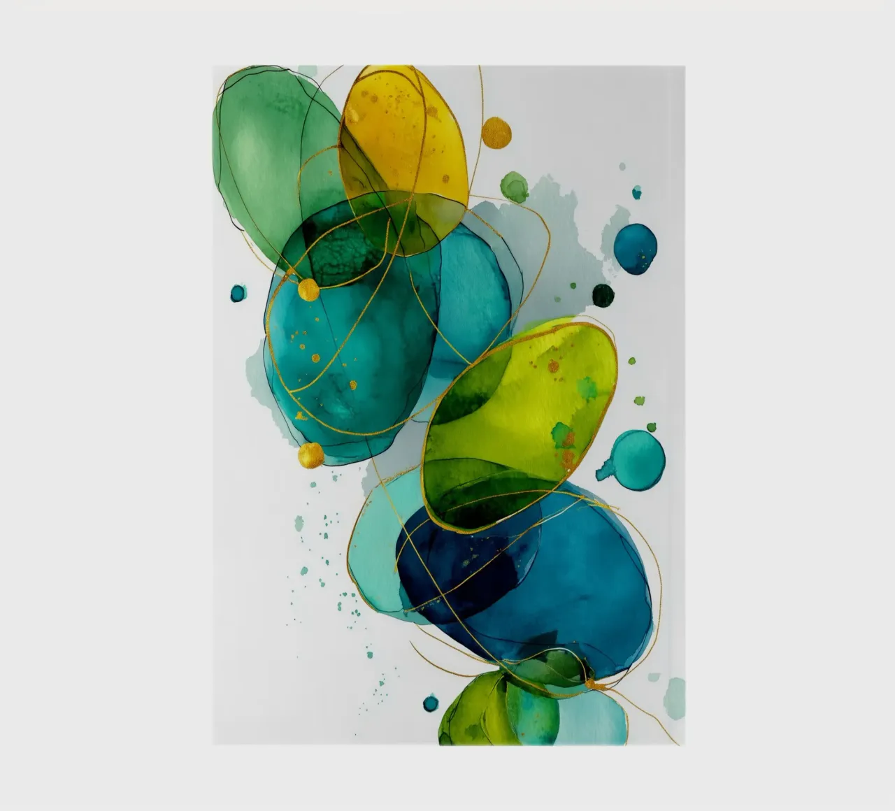 Abstraction no 4 notebook by Justyna Jaszke JBJart