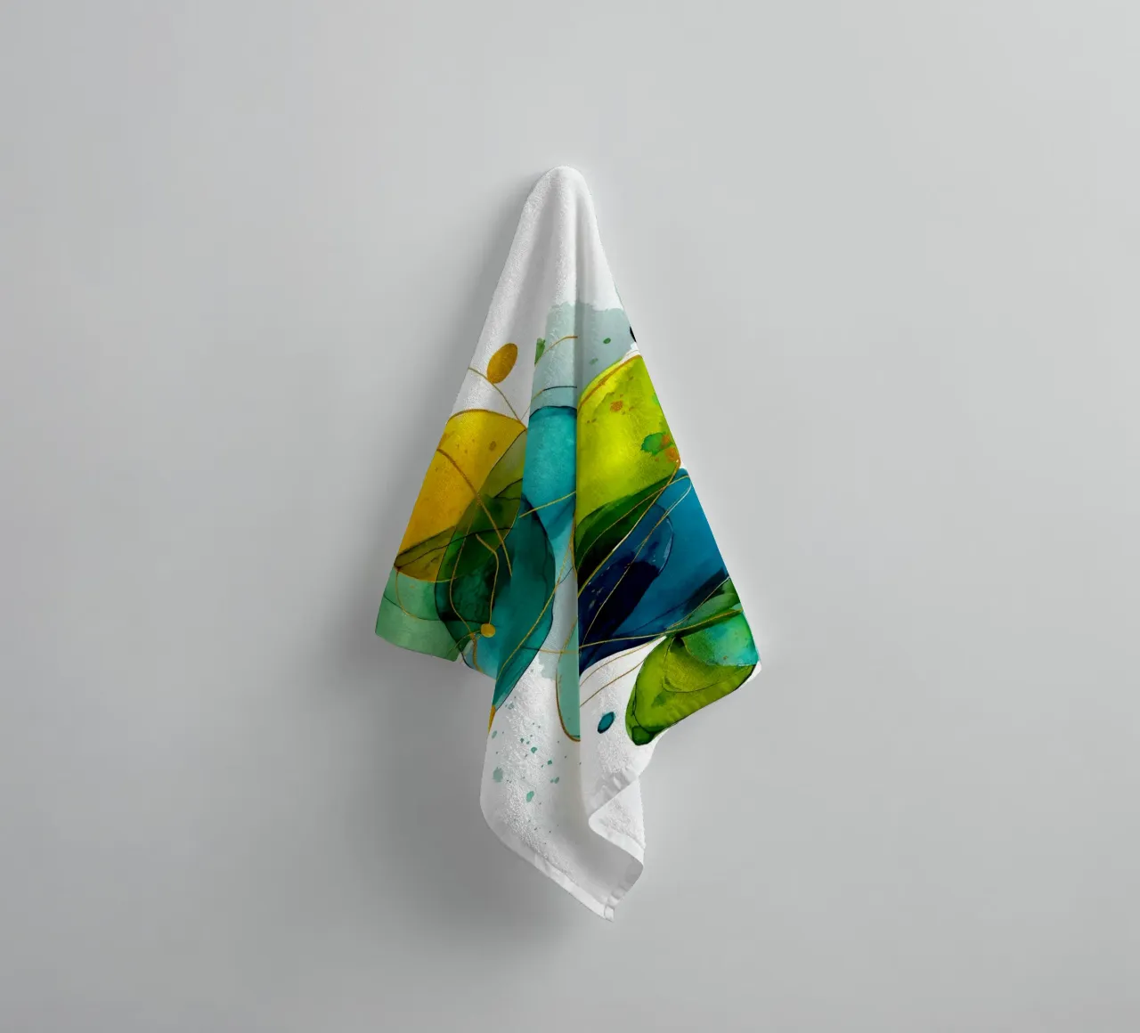 Abstraction no 4 towel by Justyna Jaszke JBJart