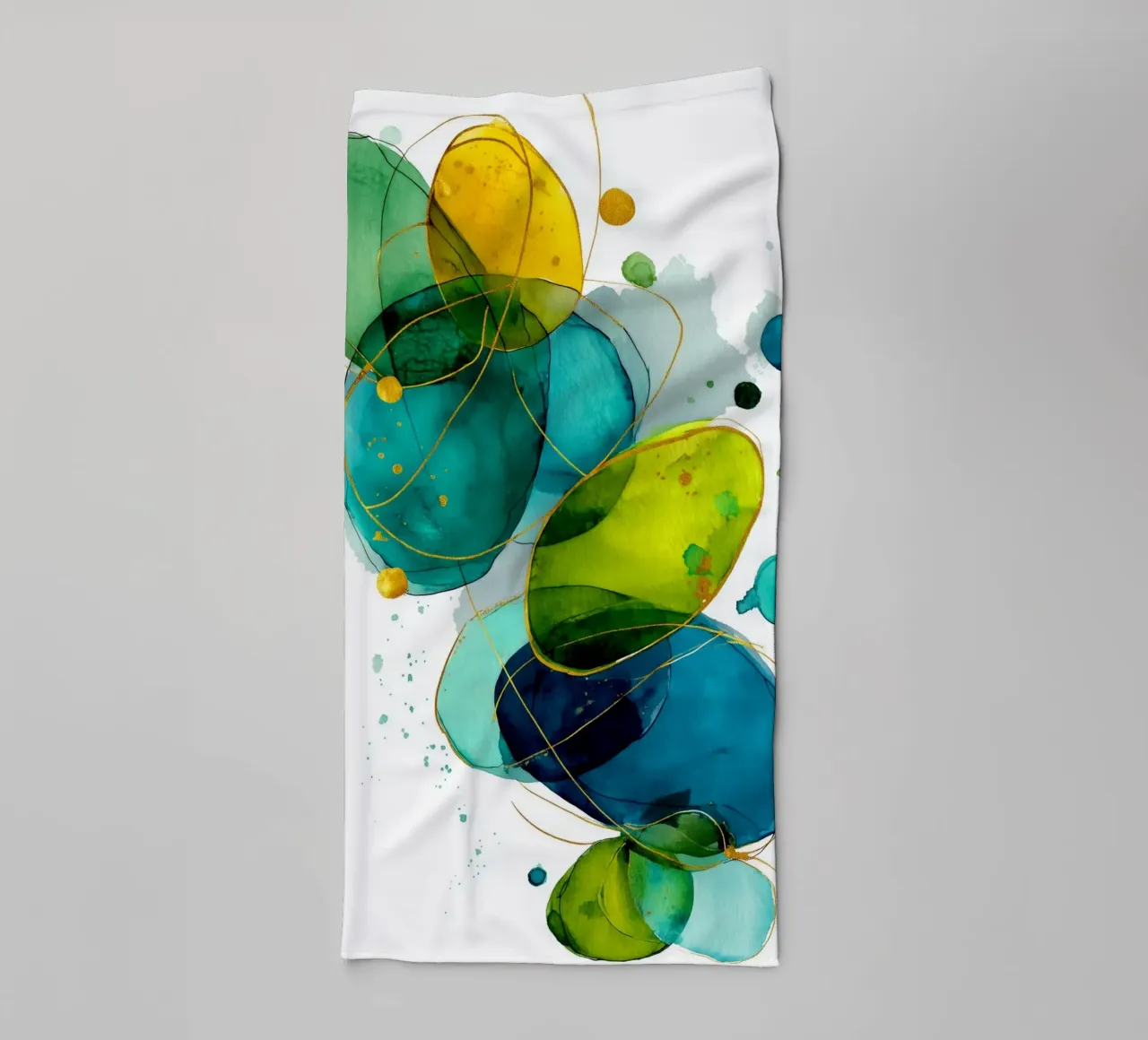 Abstraction no 4 towel by Justyna Jaszke JBJart