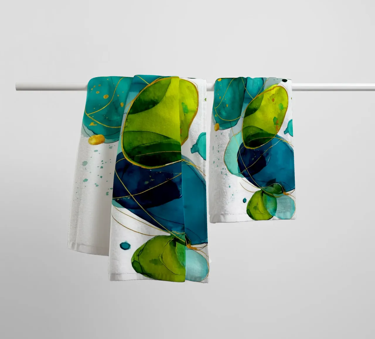 Abstraction no 4 towel by Justyna Jaszke JBJart