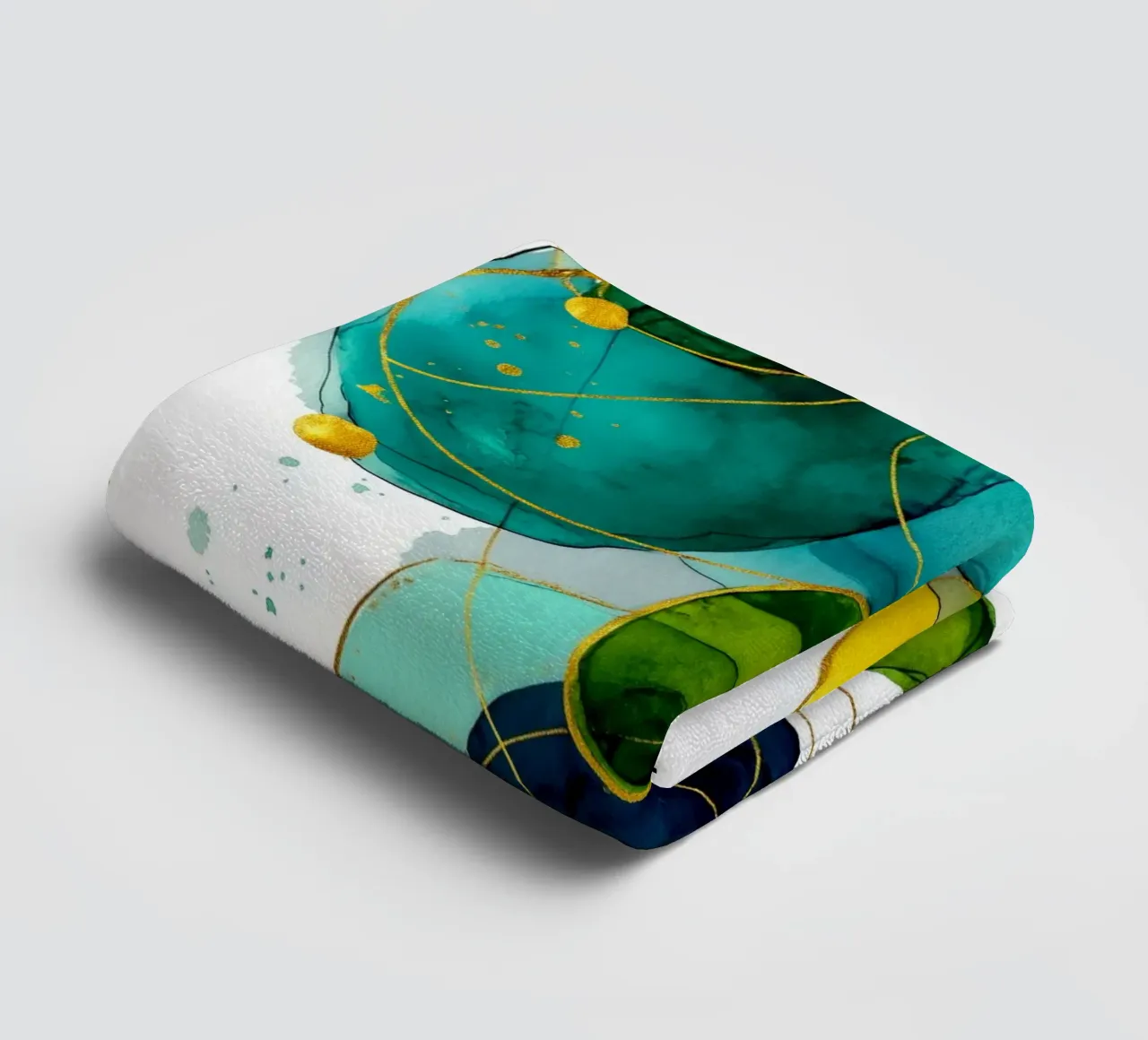 Abstraction no 4 towel by Justyna Jaszke JBJart