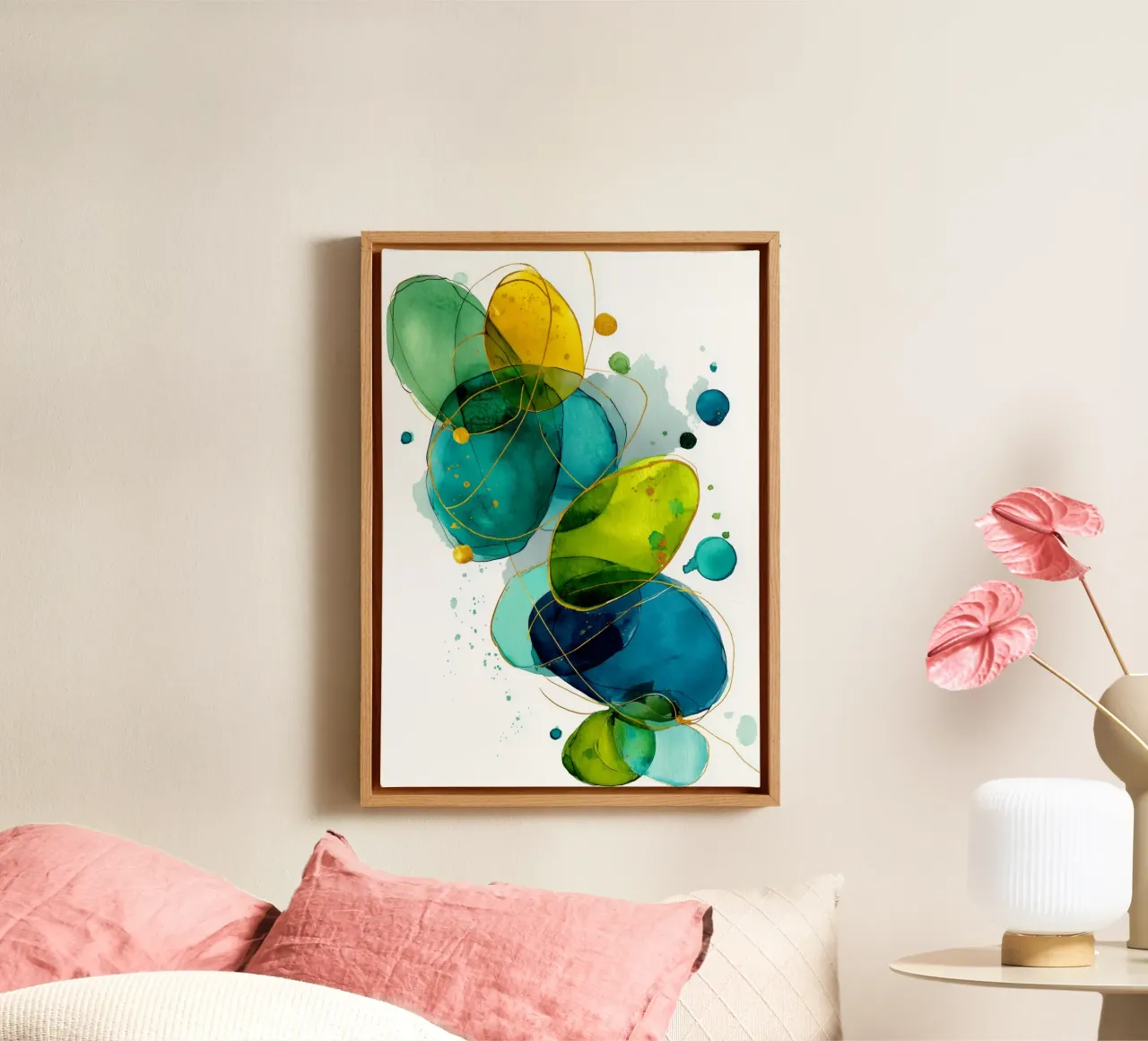 Abstraction no 4 canvas by Justyna Jaszke JBJart