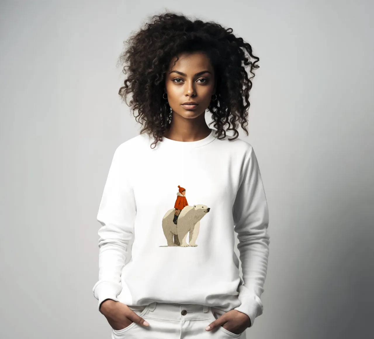 Fuerte como un oso, libre como un niño sudadera de Fearless Friends