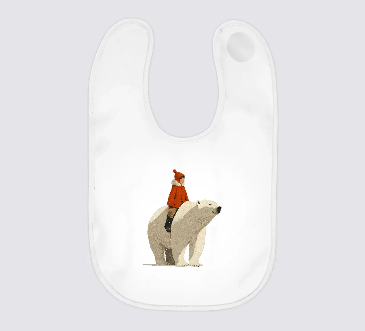 Fuerte como un oso, libre como un niño babero de Fearless Friends