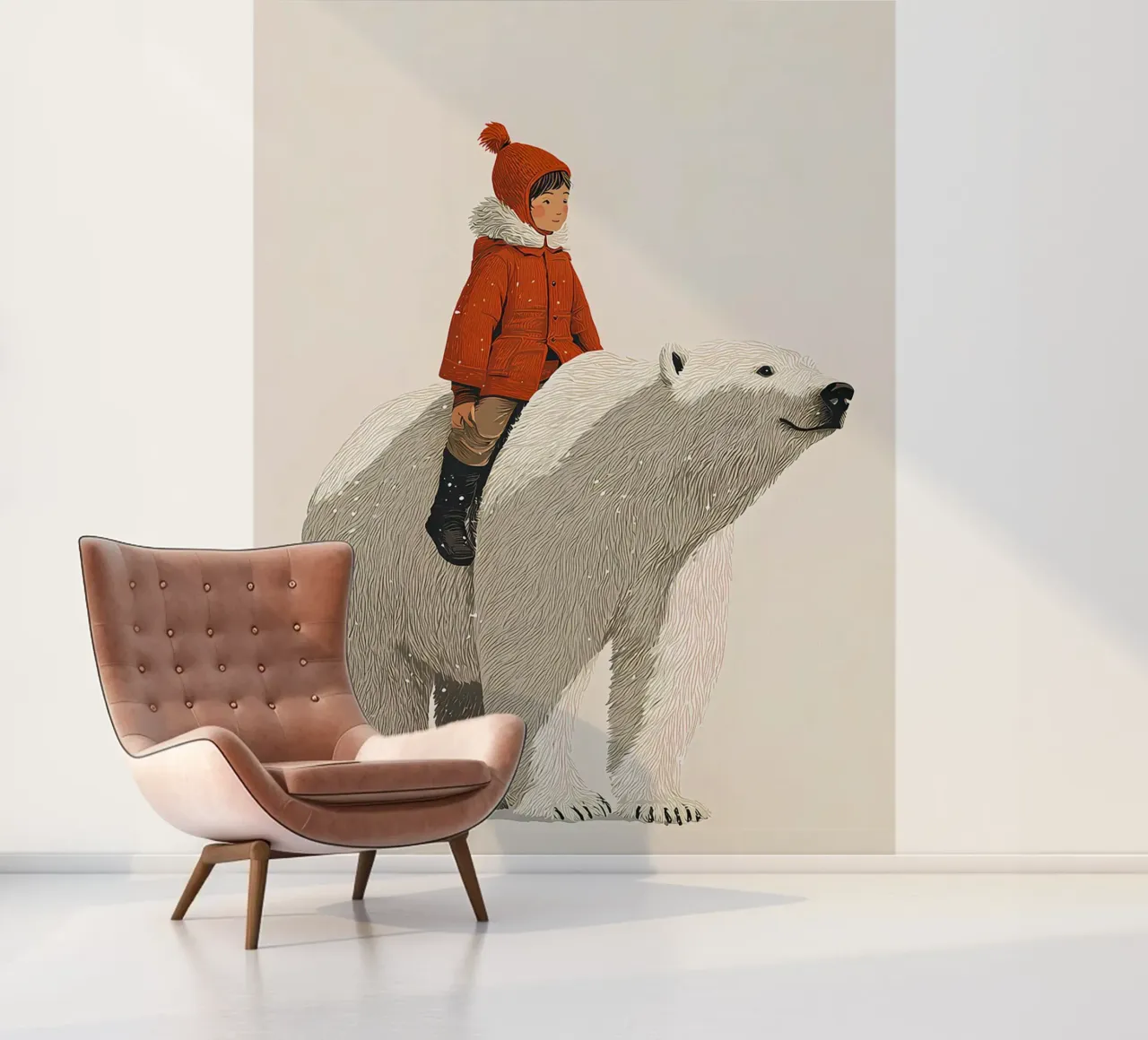 Fuerte como un oso, libre como un niño papel para pared de Fearless Friends