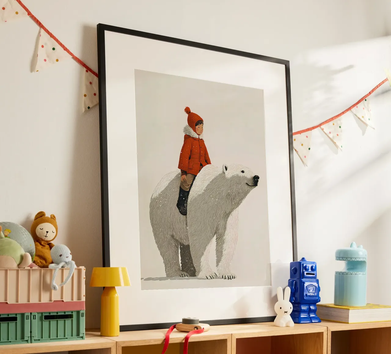 Fuerte como un oso, libre como un niño hahnemühle de Fearless Friends