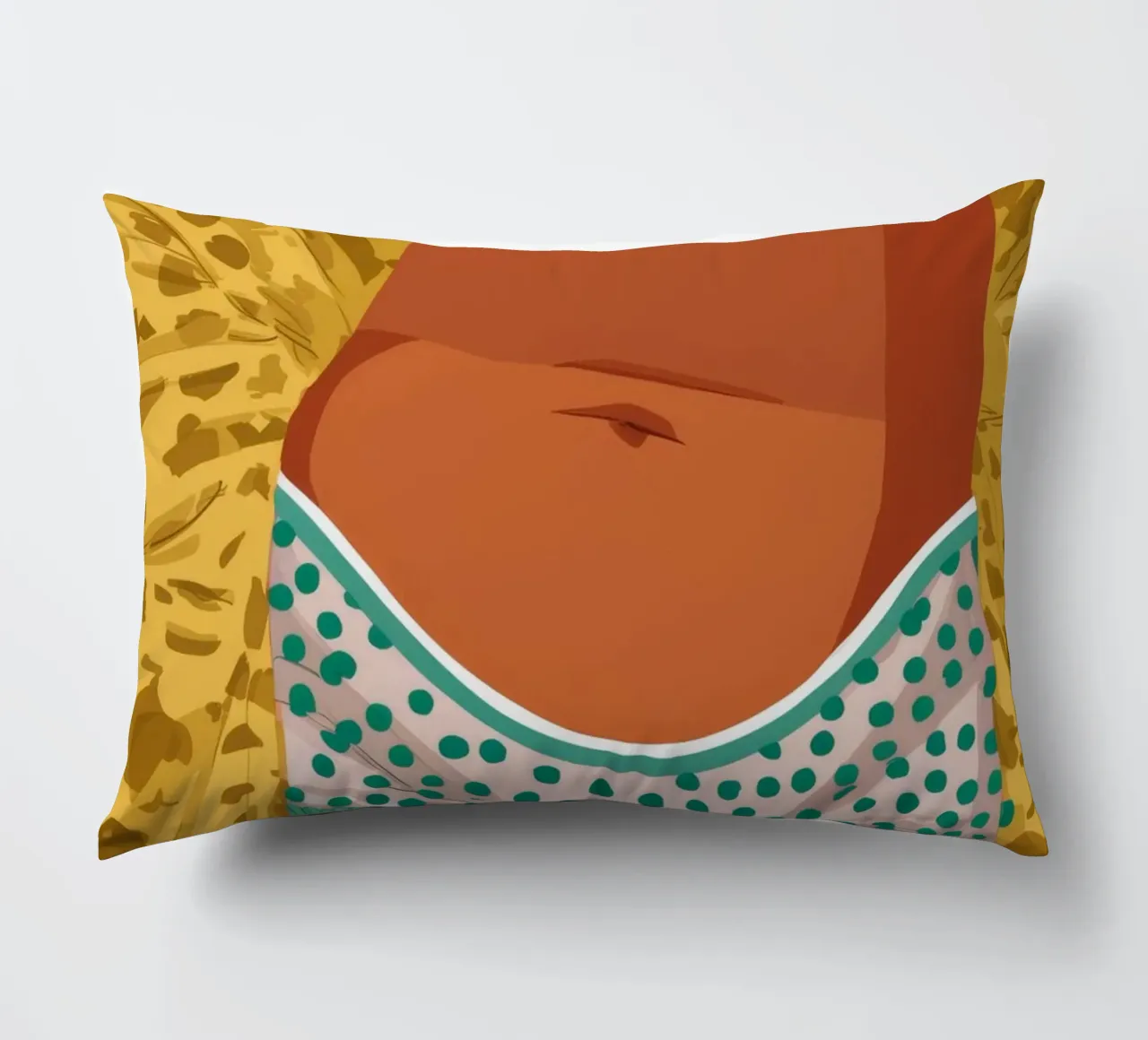Leopard Print Bikini decorative cushion by Haven Fantasy