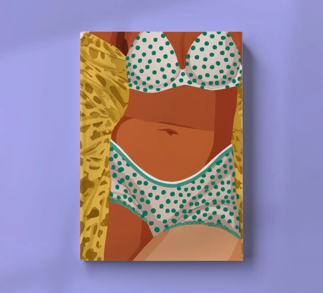 Leopard Print Bikini notebook by Haven Fantasy
