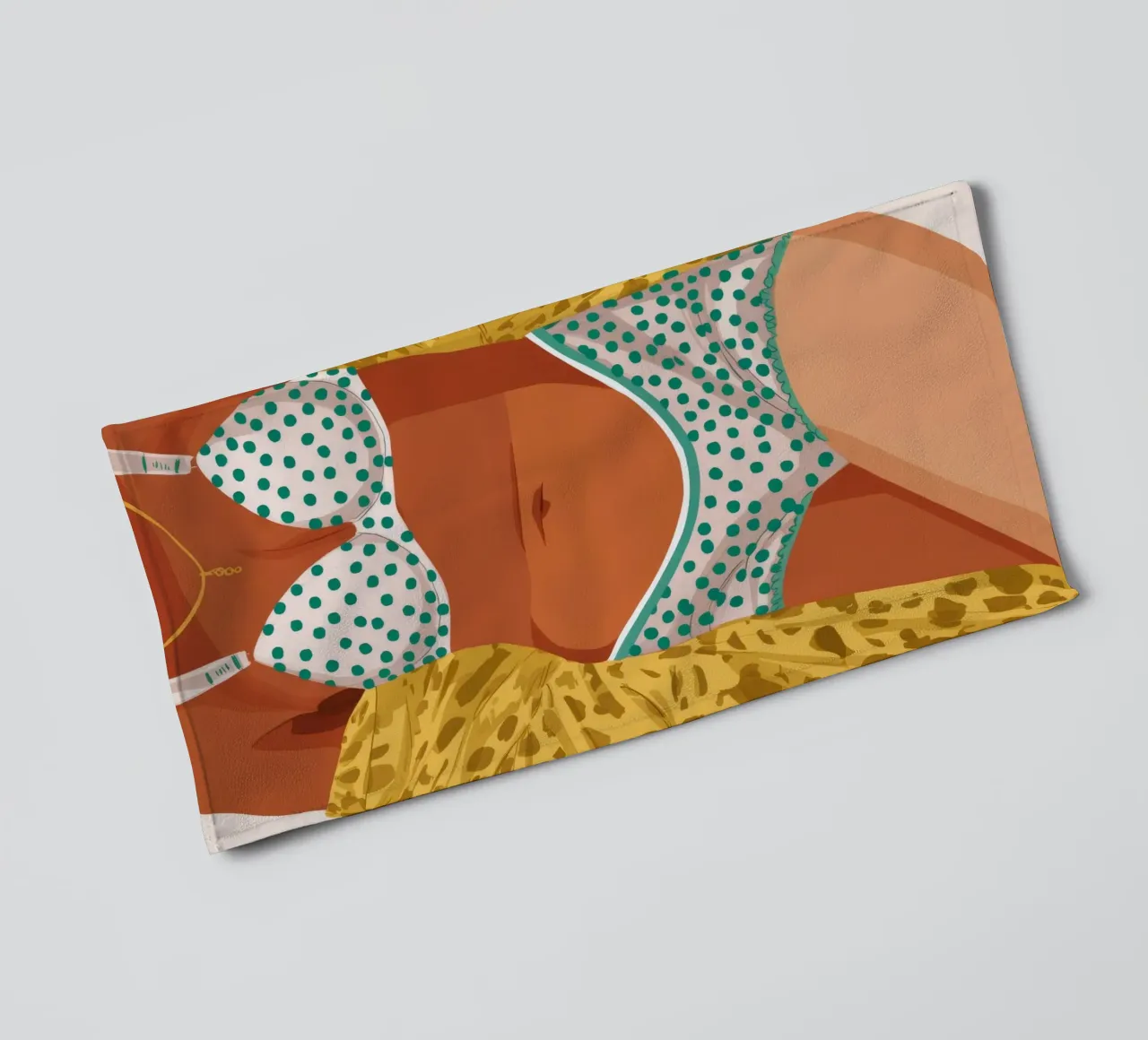 Leopard Print Bikini towel by Haven Fantasy