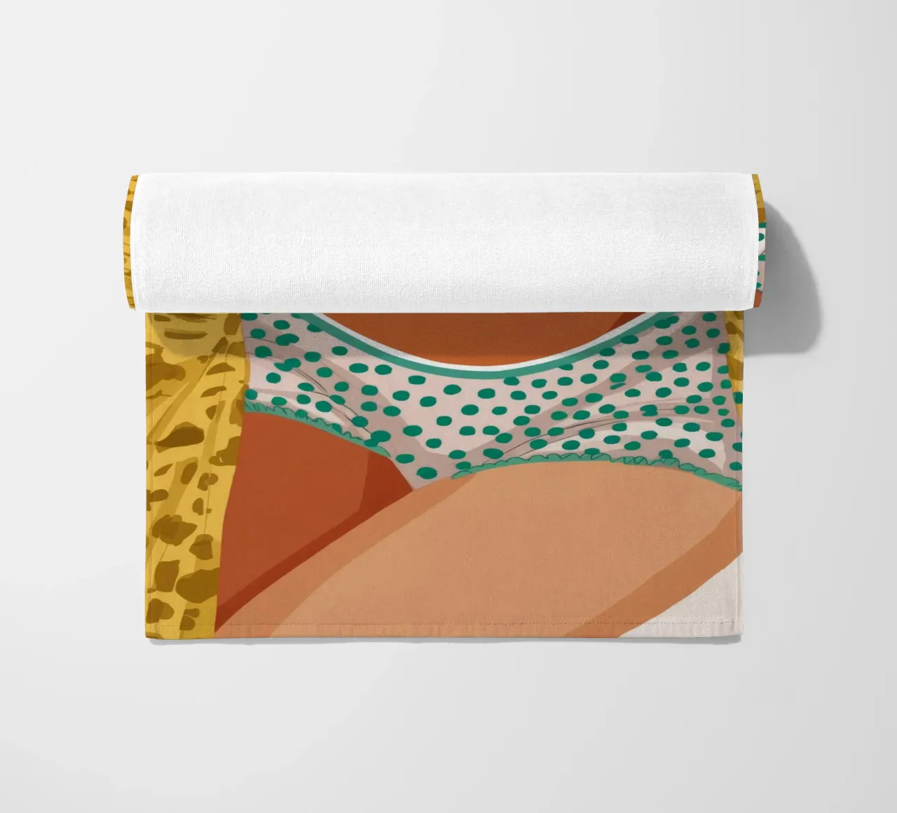 Bikini con stampa leopardo telo mare da Haven Fantasy