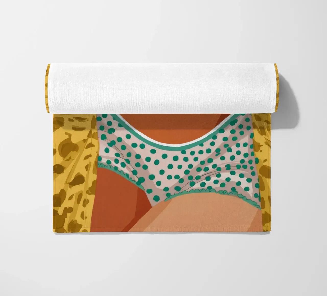 Bikini con stampa leopardo telo mare da Haven Fantasy