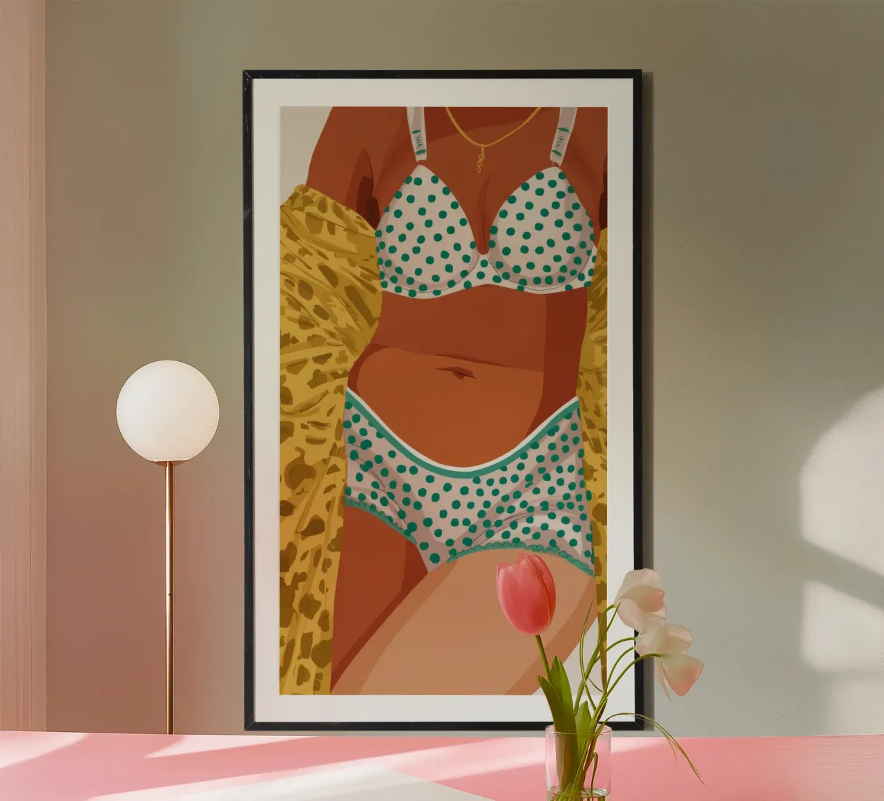 Leopard Print Bikini hahnemühle by Haven Fantasy