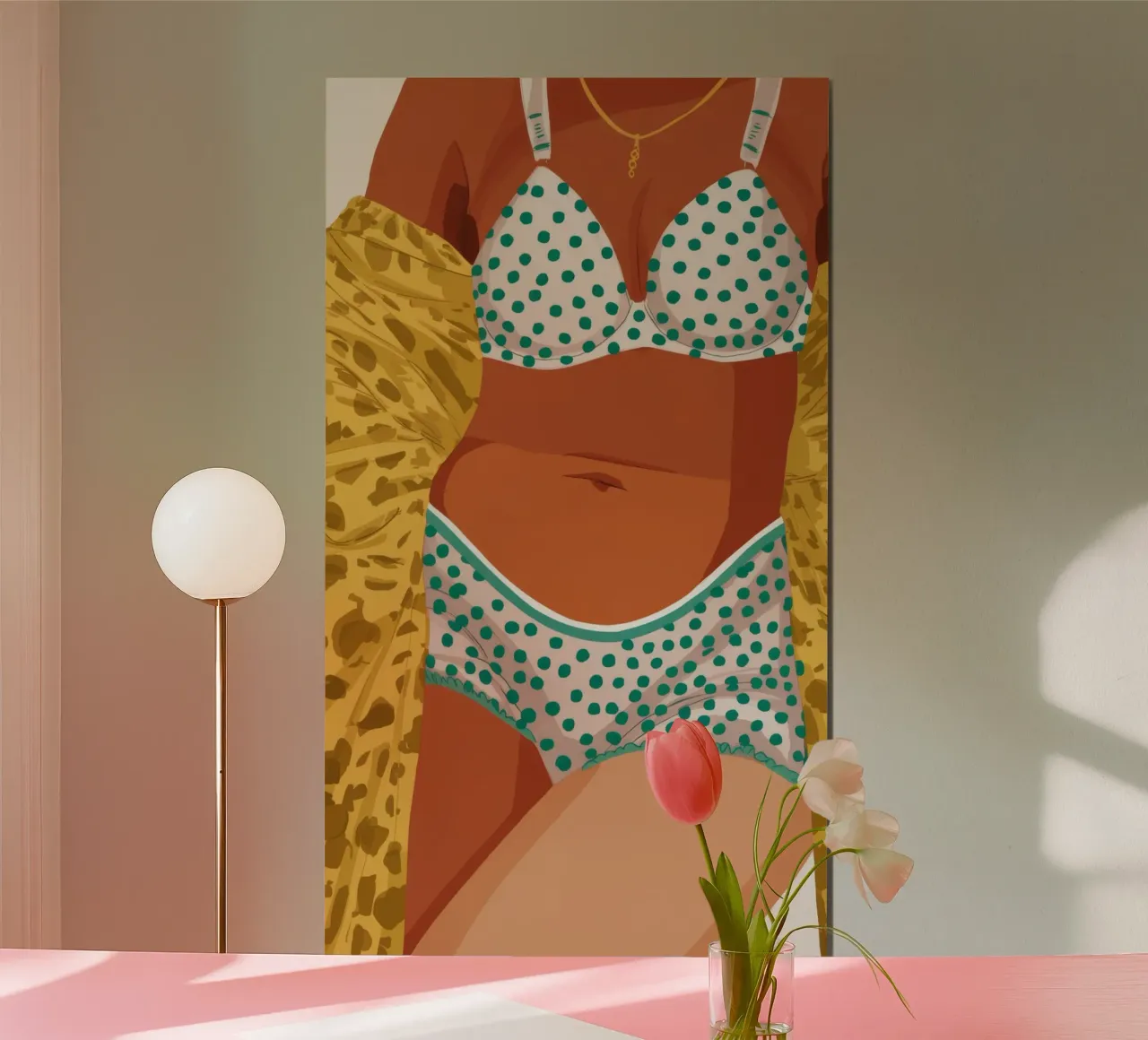 Leopard Print Bikini hahnemühle by Haven Fantasy