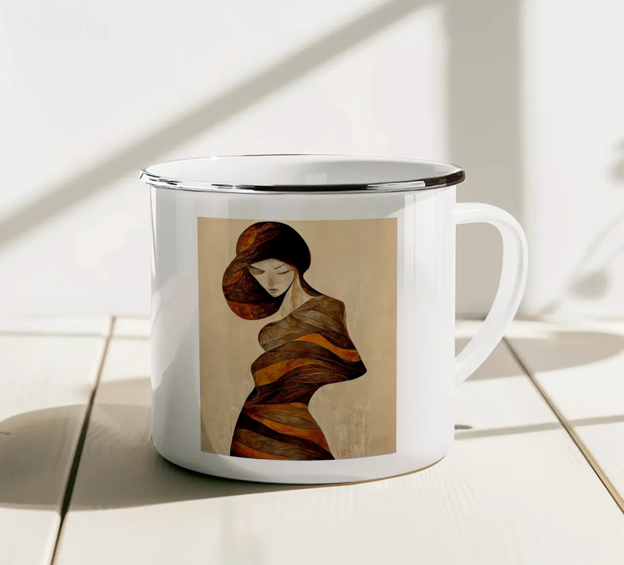 Arte da parete di Imagine tazza in smalto da Imagine