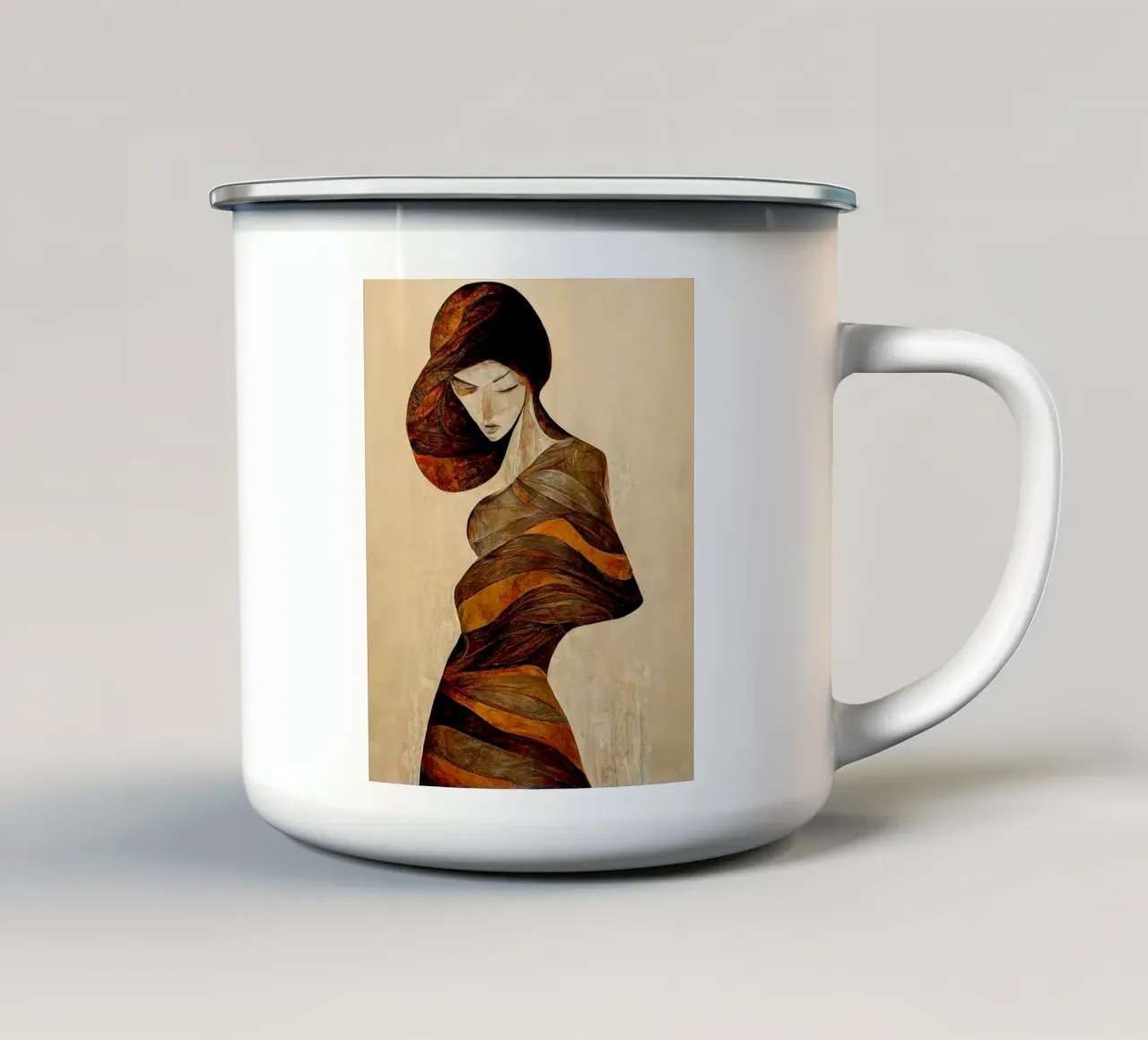 Arte da parete di Imagine tazza in smalto da Imagine