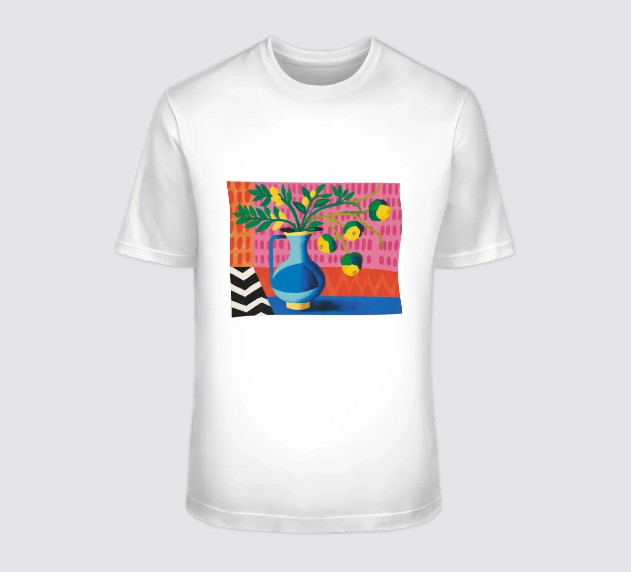 Zig Zag Bloei t-shirt van Dawn Light