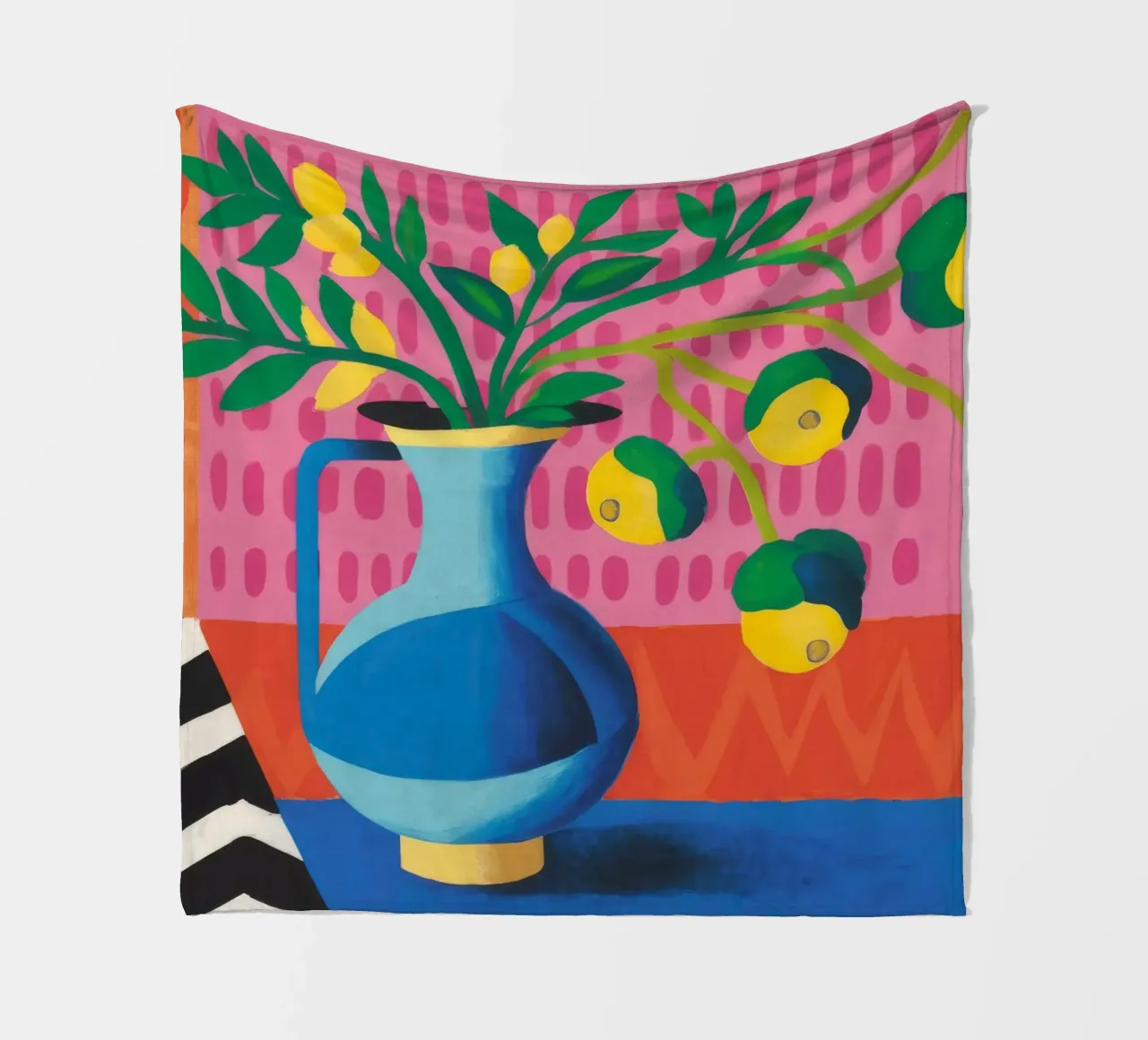 Zig Zag Bloom coperta in pile da Dawn Light