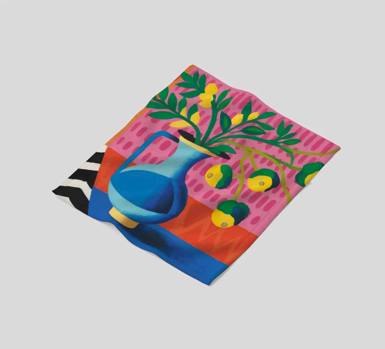 Zig Zag Bloom coperta in pile da Dawn Light