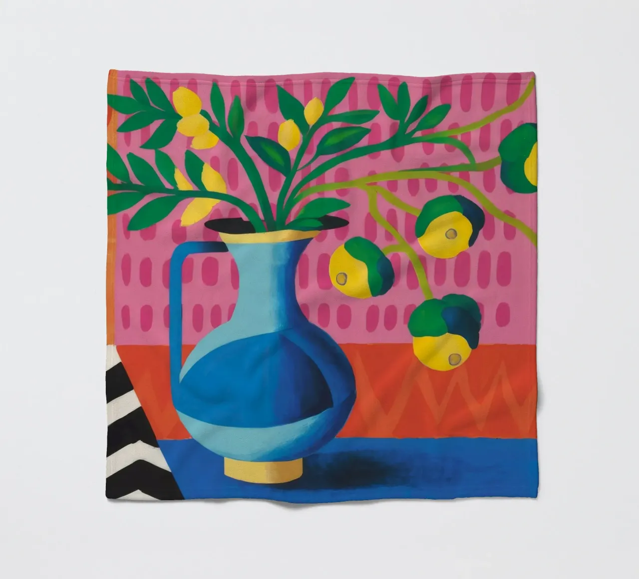 Zig Zag Bloom coperta in pile da Dawn Light