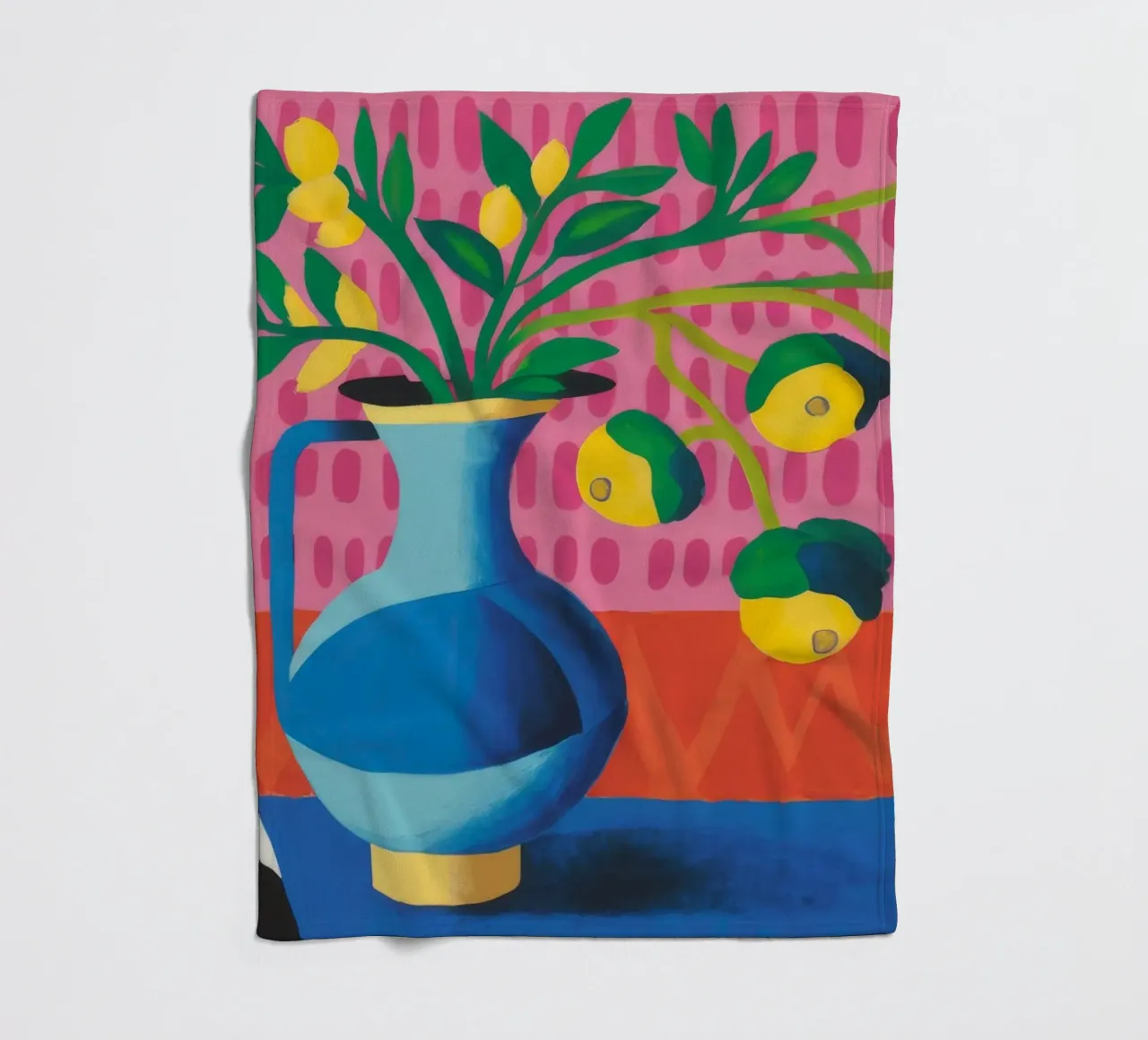 Zig Zag Bloom coperta in pile da Dawn Light