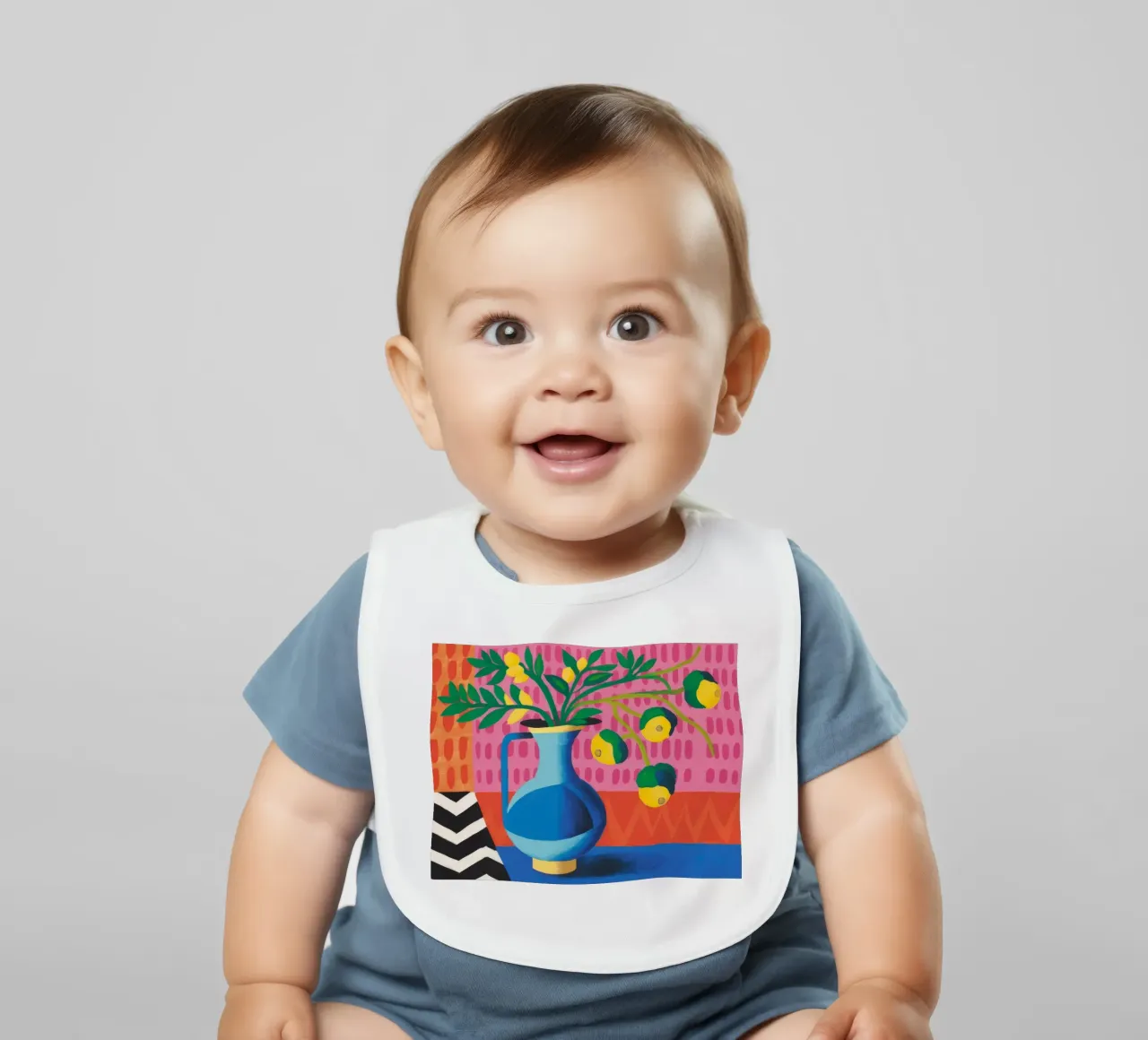 Zig Zag Bloom bavaglino da Dawn Light