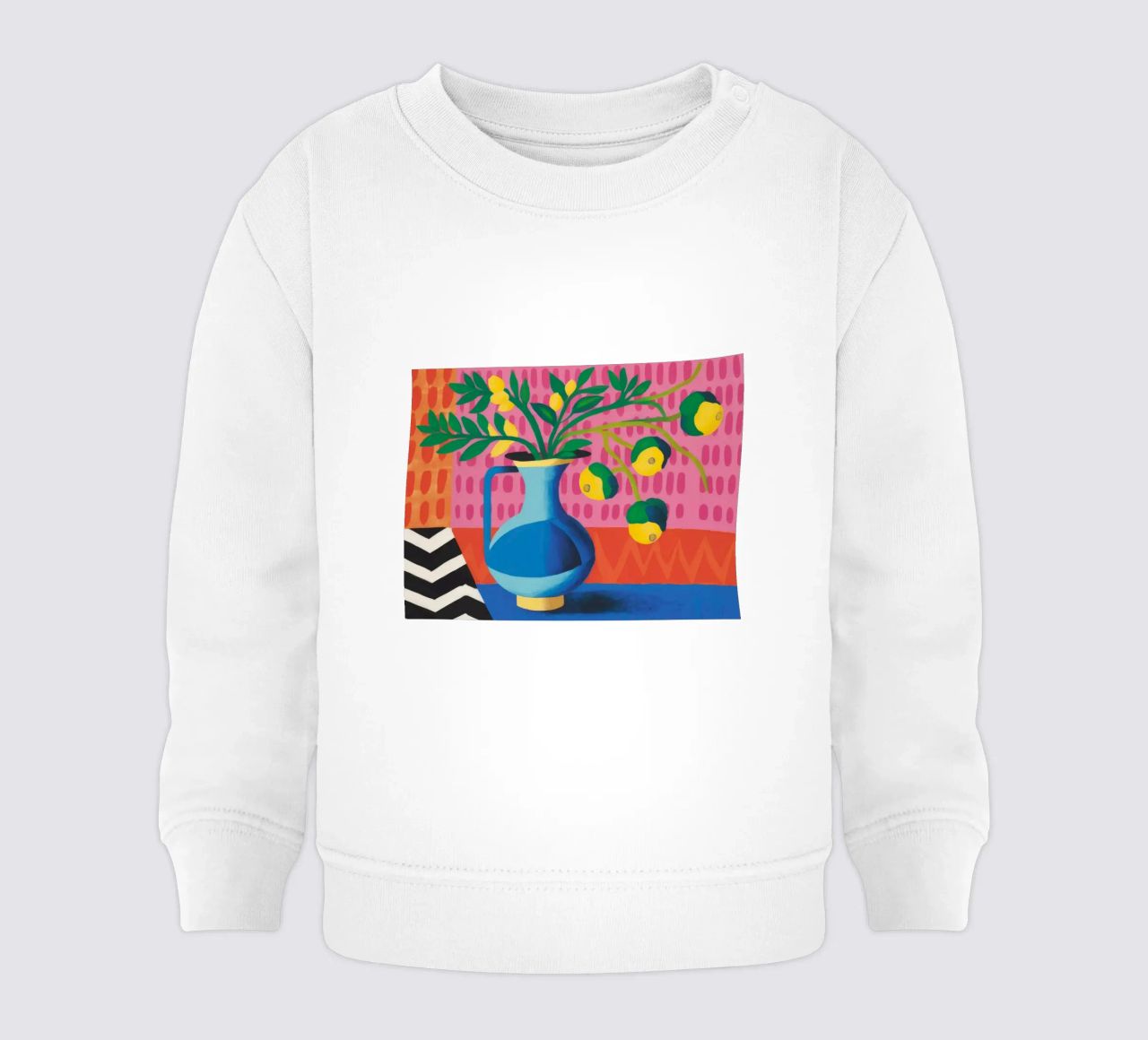 Zig Zag Bloom felpa neonato da Dawn Light