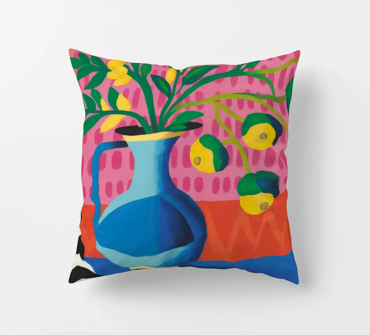 Zig Zag Bloom decorative cushion by Dawn Light