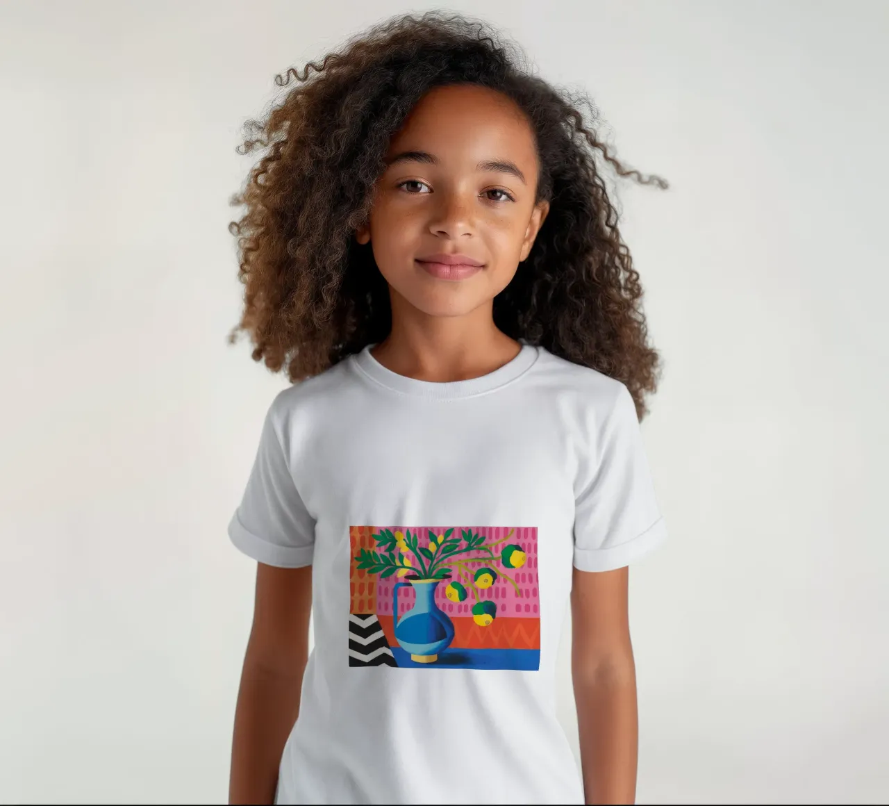 Zig Zag Bloom t-shirt bambini da Dawn Light