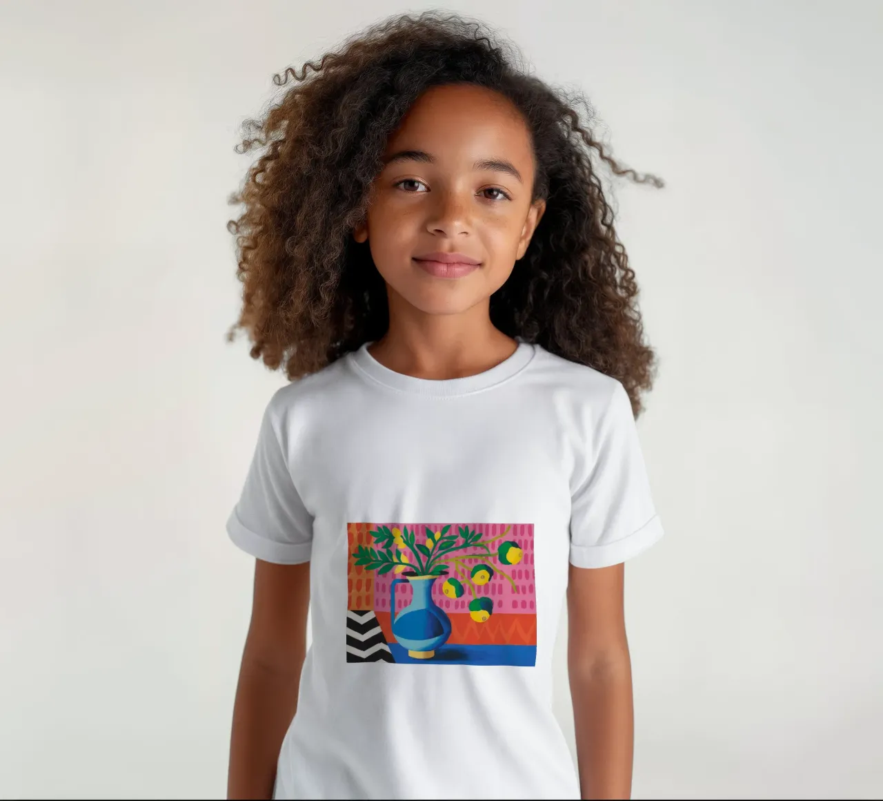 Zig Zag Bloom t-shirt bambini da Dawn Light
