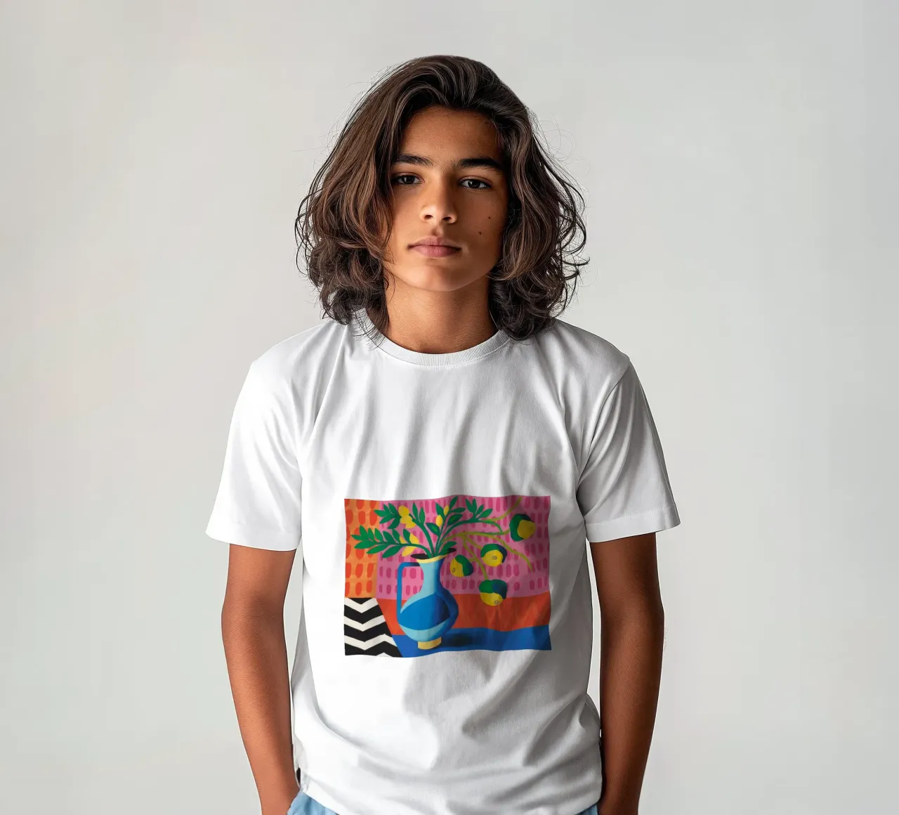 Zig Zag Bloom t-shirt bambini da Dawn Light