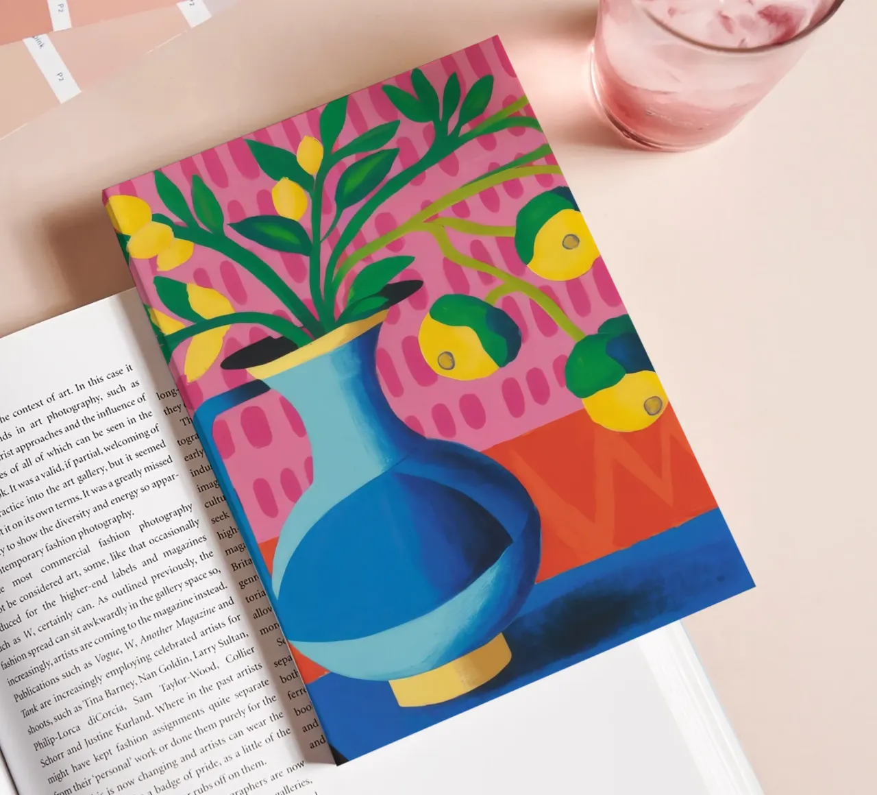 Zig Zag Bloom notebook by Dawn Light