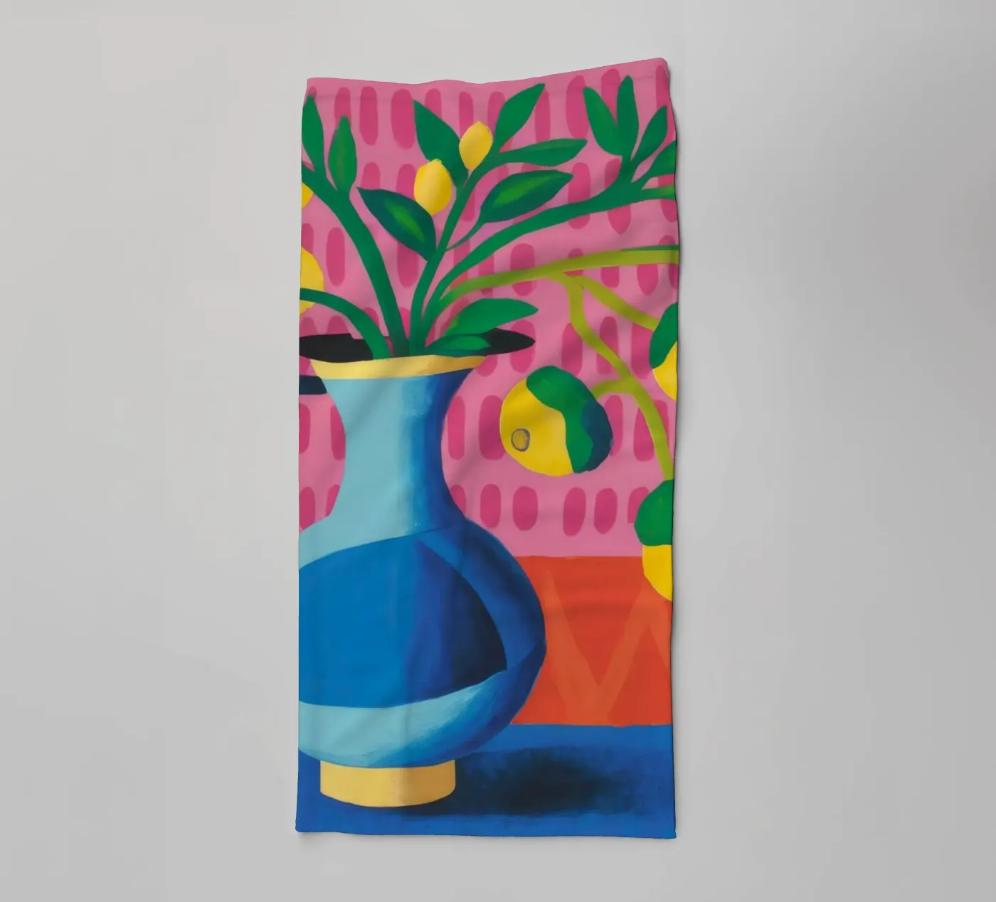 Zig Zag Bloom towel by Dawn Light