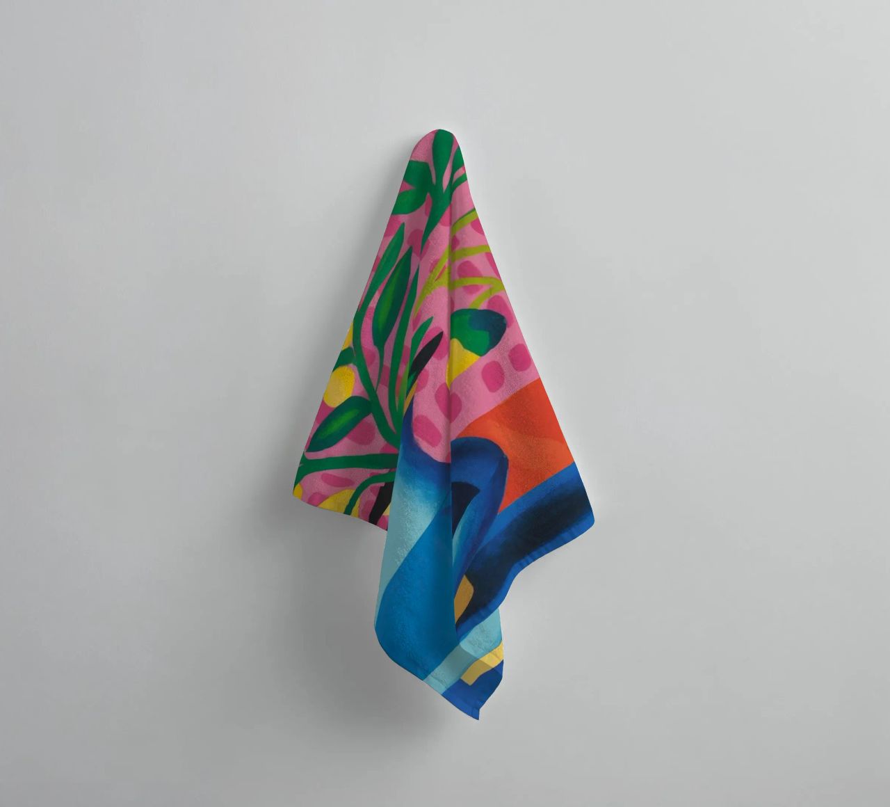 Zig Zag Bloom asciugamano da bagno da Dawn Light