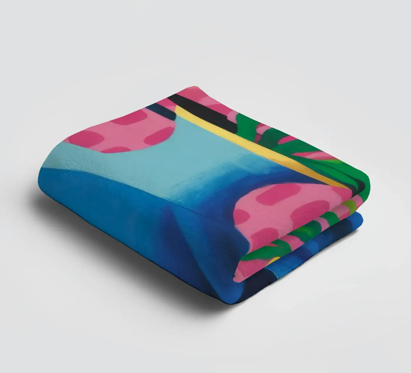 Zig Zag Bloom towel by Dawn Light