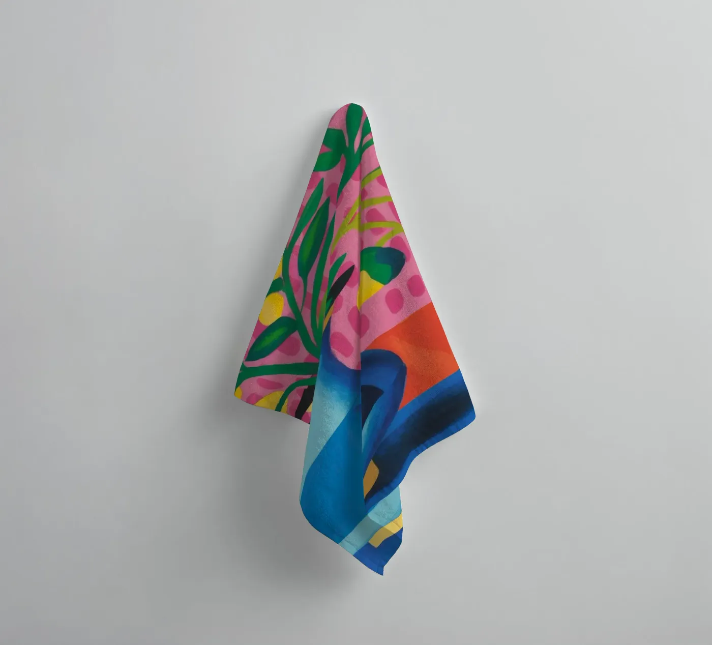 Zig Zag Bloom towel by Dawn Light