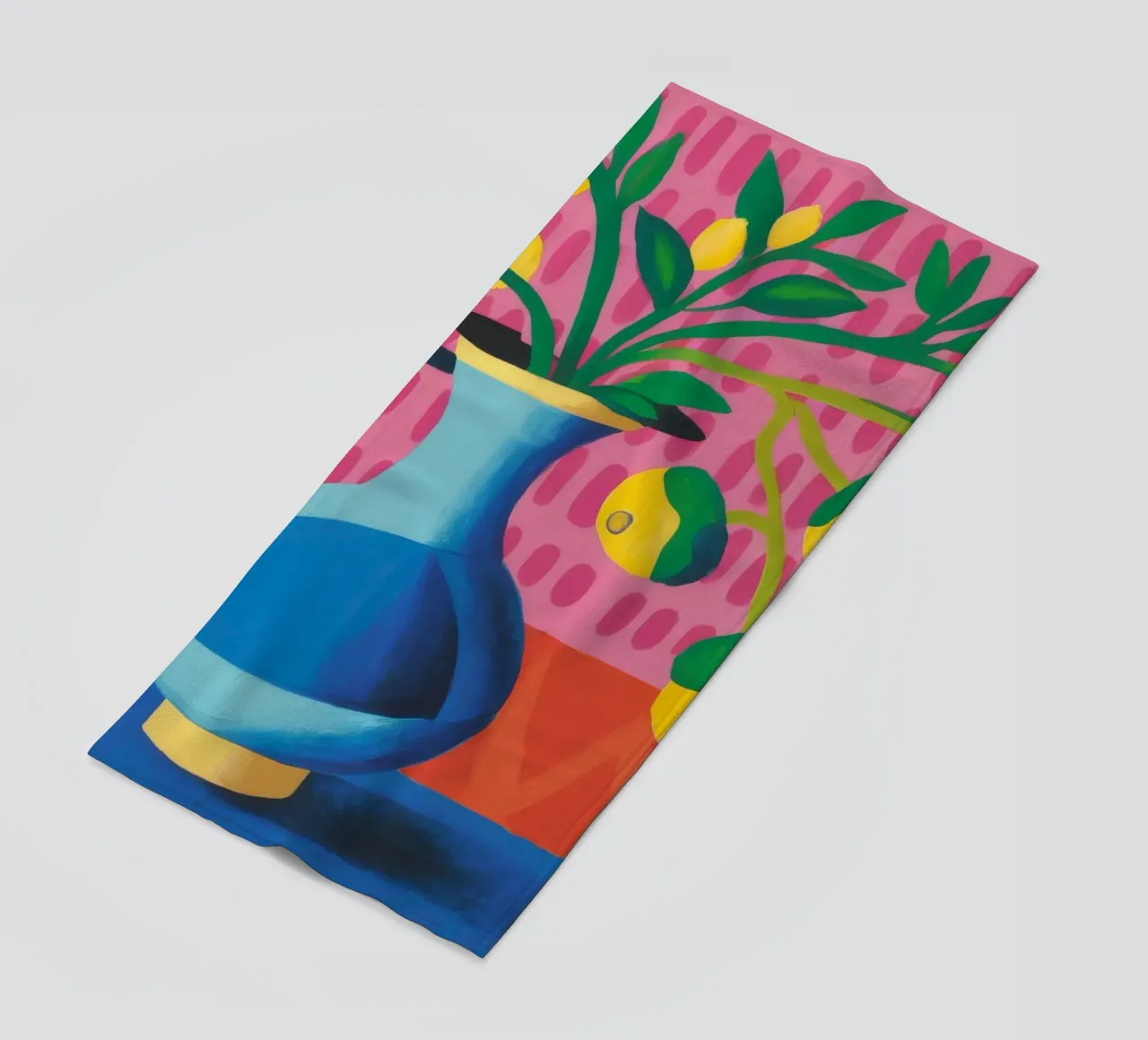 Zig Zag Bloom beach towel by Dawn Light