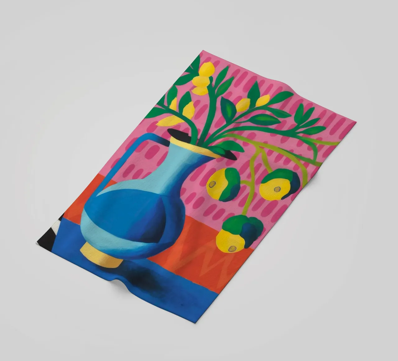 Zig Zag Bloom beach towel by Dawn Light