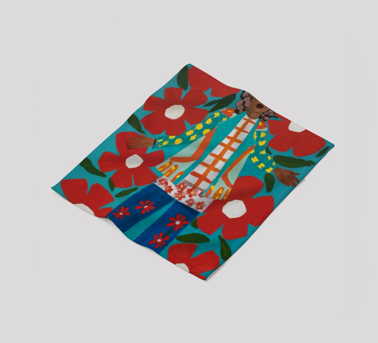 Fiducia nell'abito floreale coperta in pile da Haven Fantasy