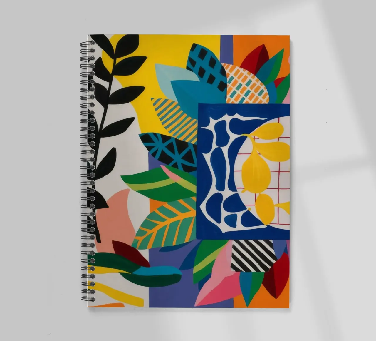 Labyrinth Lemon Plate spiral notebook by Dawn Light