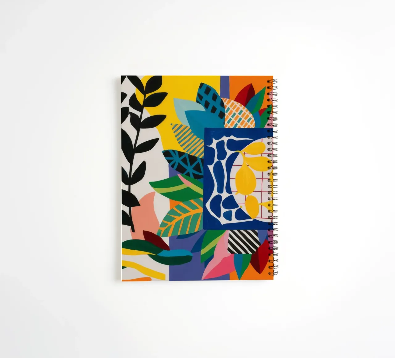 Labyrinth Lemon Plate spiral notebook by Dawn Light
