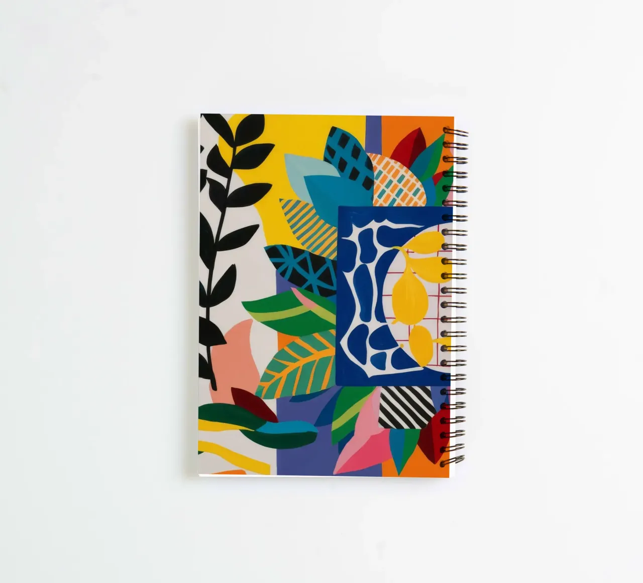 Labyrinth Lemon Plate spiral notebook by Dawn Light